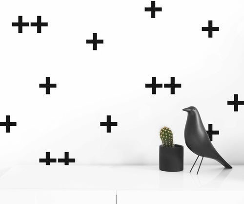 Large Cross Wall Decals - Easy to Apply