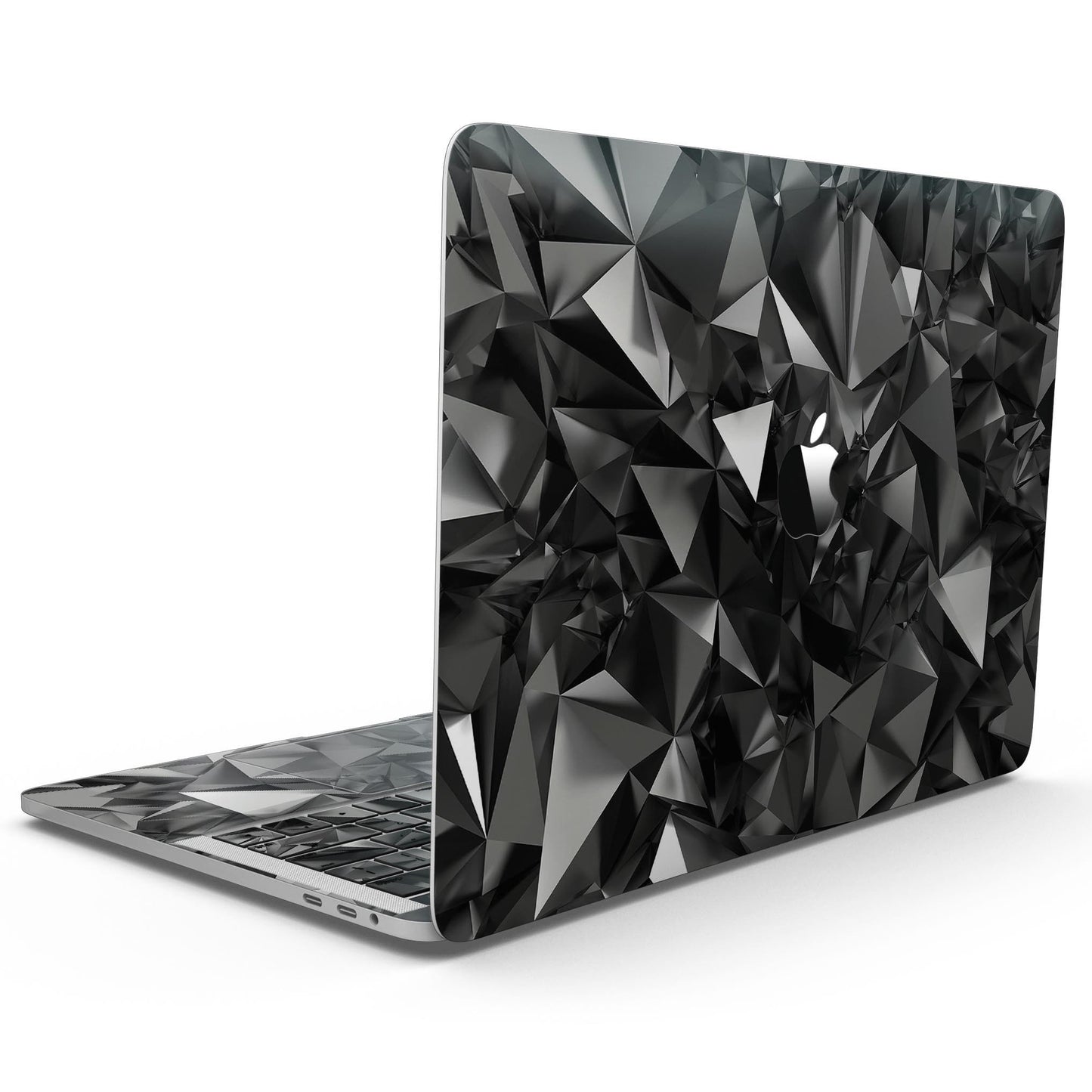 Black 3D Diamond Surface - 13" MacBook Pro without Touch Bar Skin Kit