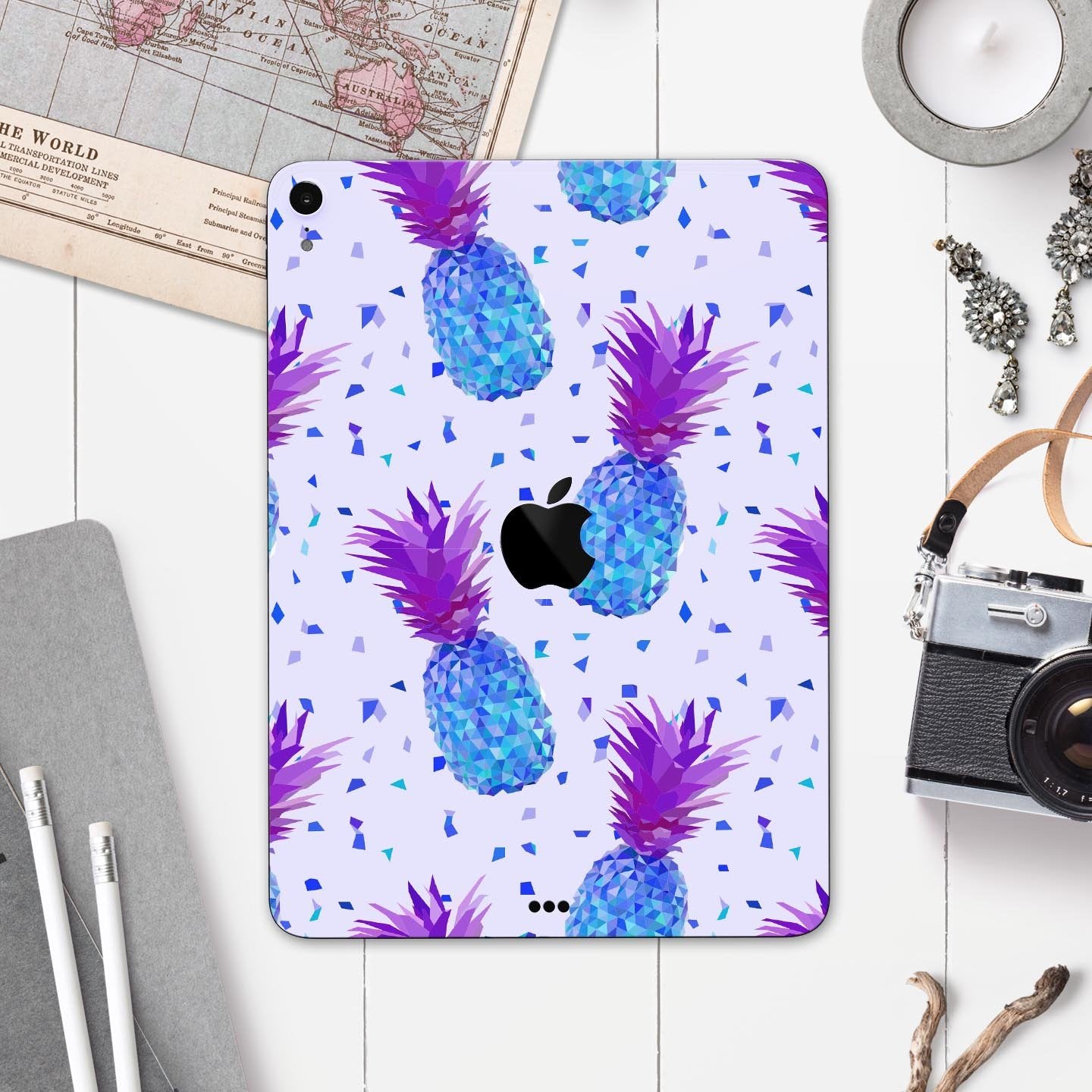 Disco Pineapple - Full Body Skin Decal for the Apple iPad Pro 12.9",