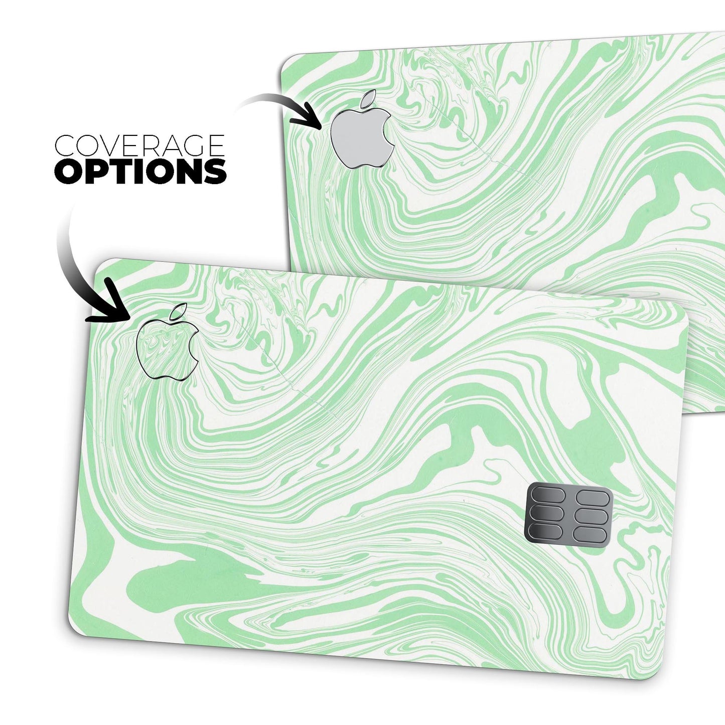 Marbleized Swirling Green - Premium Protective Decal Skin-Kit for the
