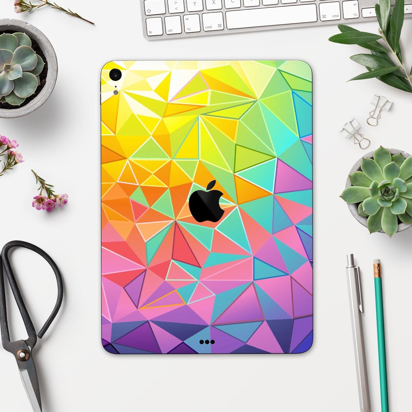 Retro Geometric - Full Body Skin Decal for the Apple iPad Pro 12.9",