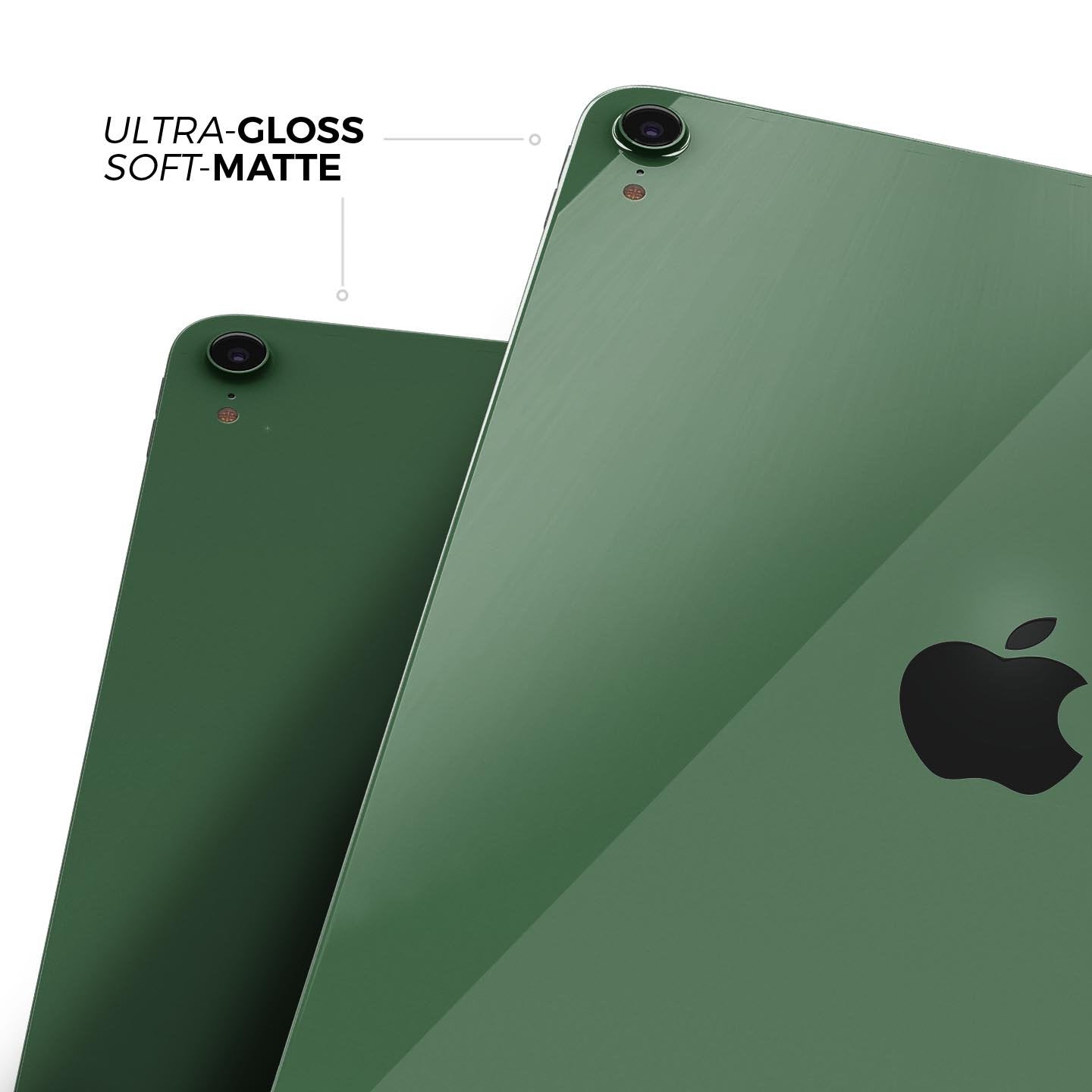 Solid Hunter Green - Full Body Skin Decal for the Apple iPad Pro