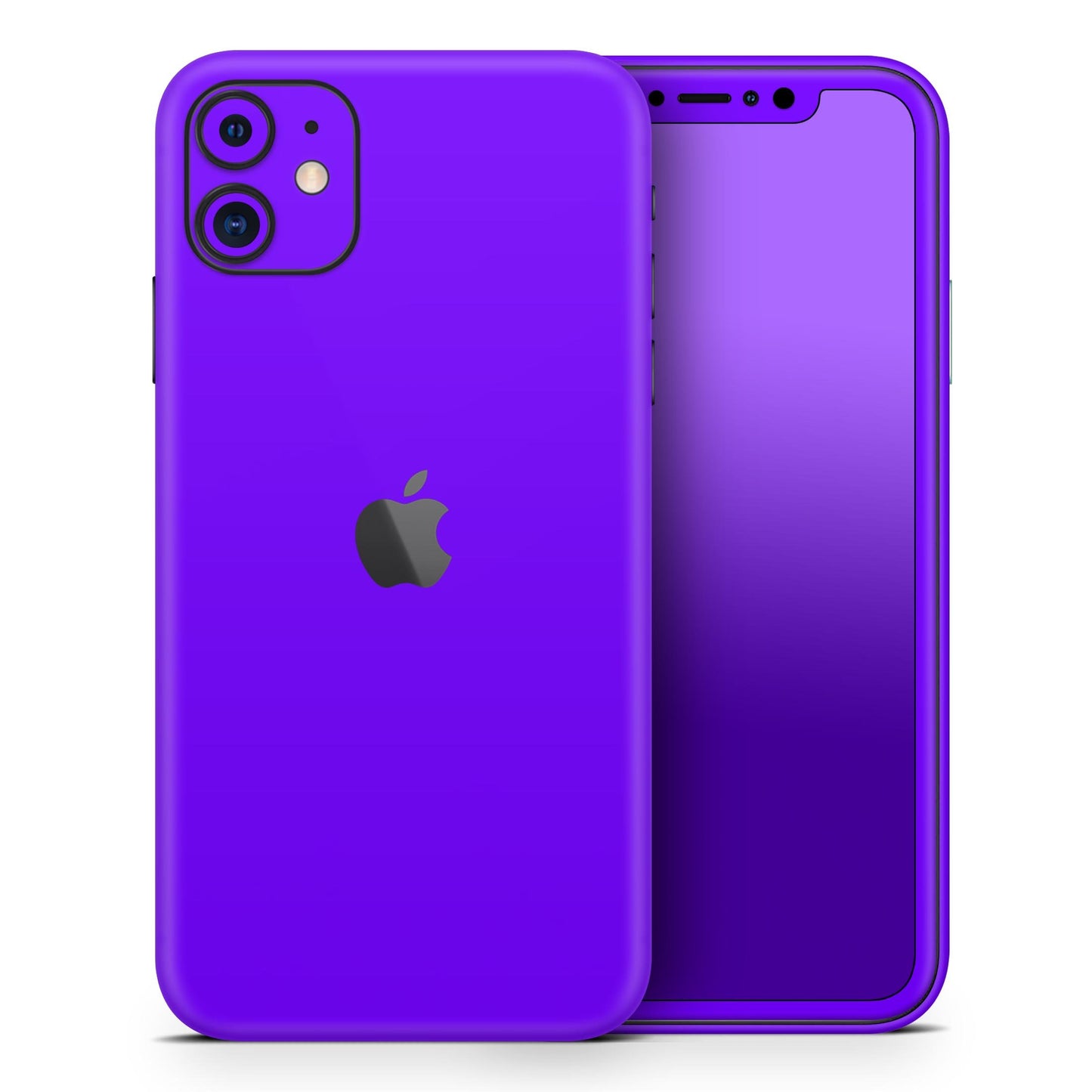 Solid Purple // Skin-Kit compatible with the Apple iPhone 14, 13, 12,