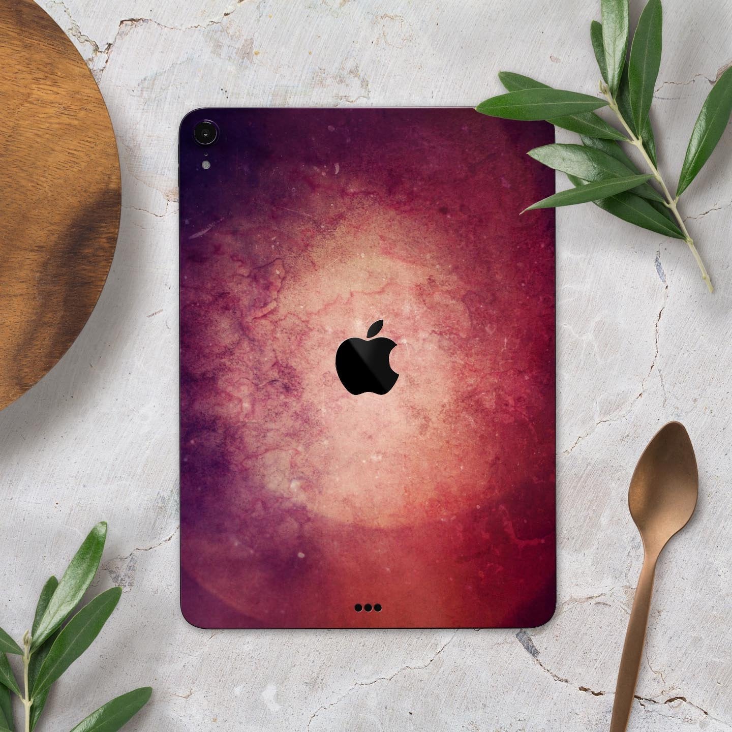 Abstract Fire & Ice V20 - Full Body Skin Decal for the Apple iPad Pro