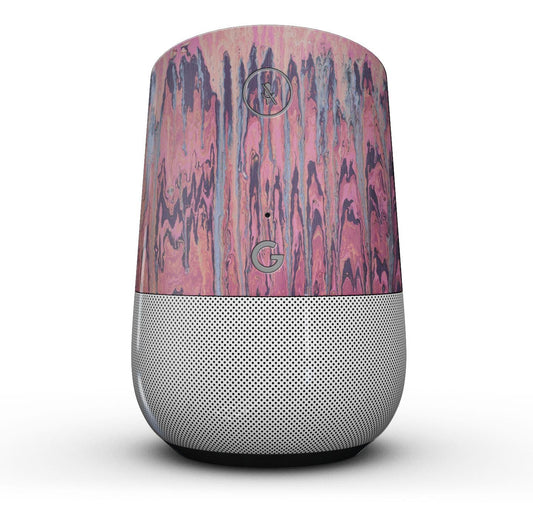 Abstract Wet Paint Pink Sag - Full-Body Skin Kit for the Google Home
