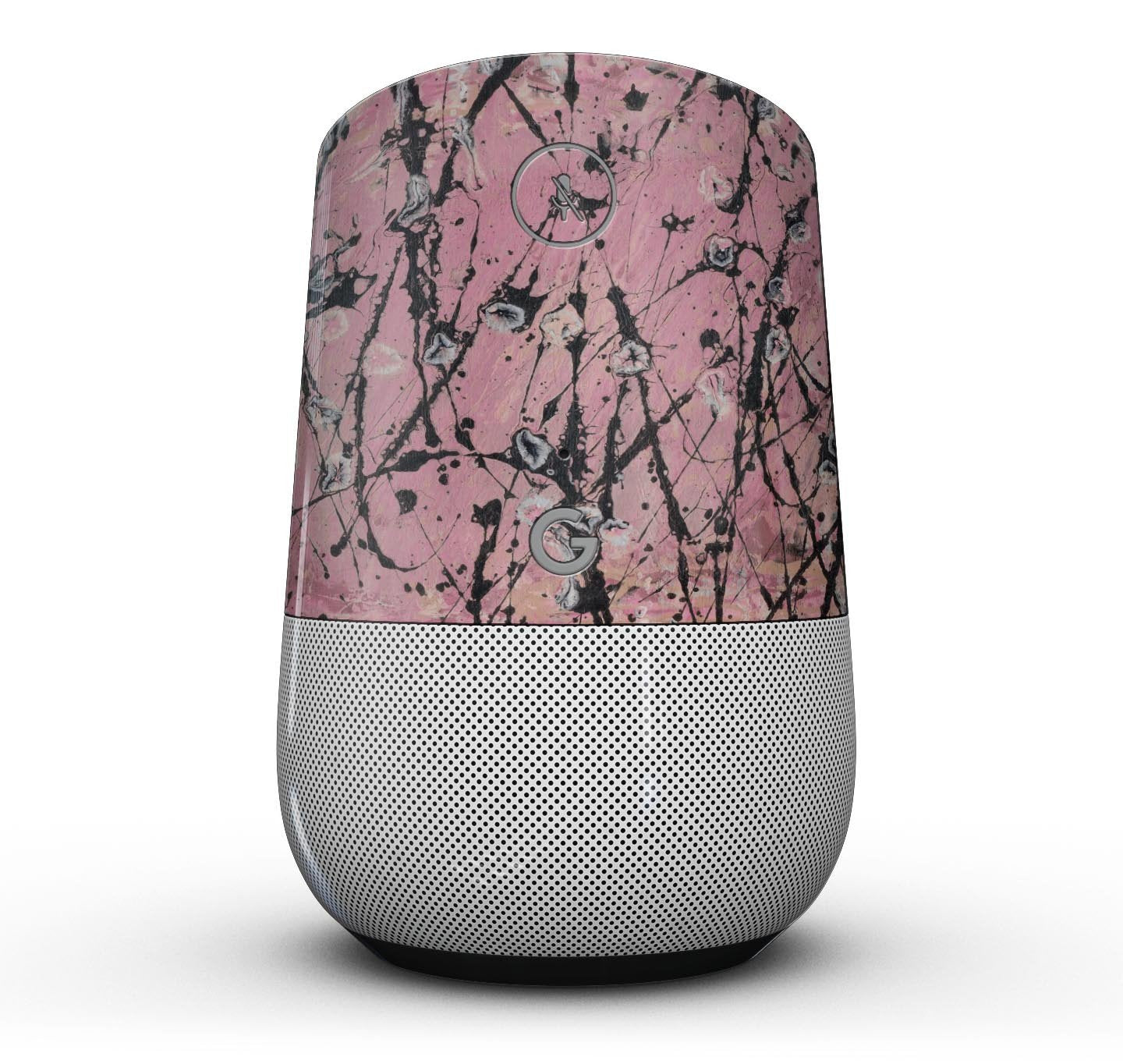 Abstract Wet Paint Pink and Black - Full-Body Skin Kit for the Google