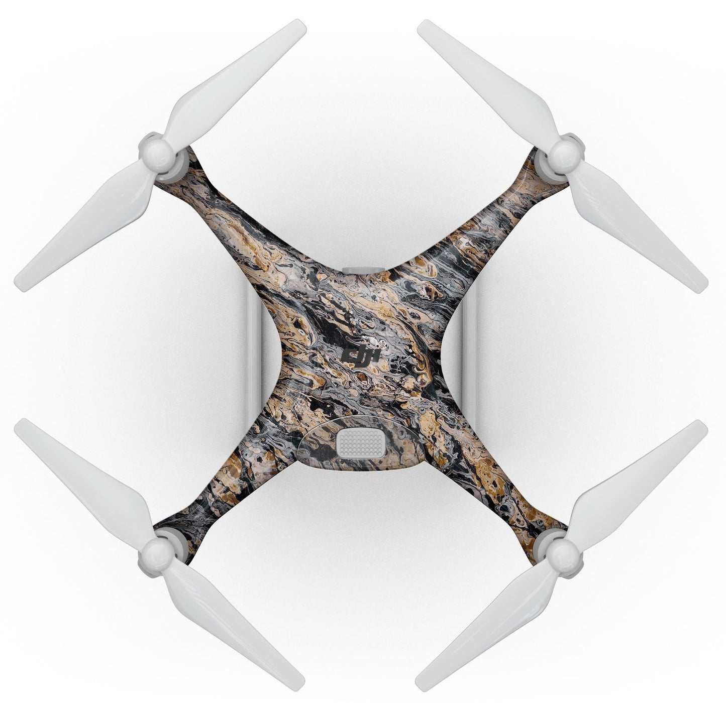 Abstract Wet Paint v6 - Full-Body Skin Kit for the DJI Phantom 4 Drone