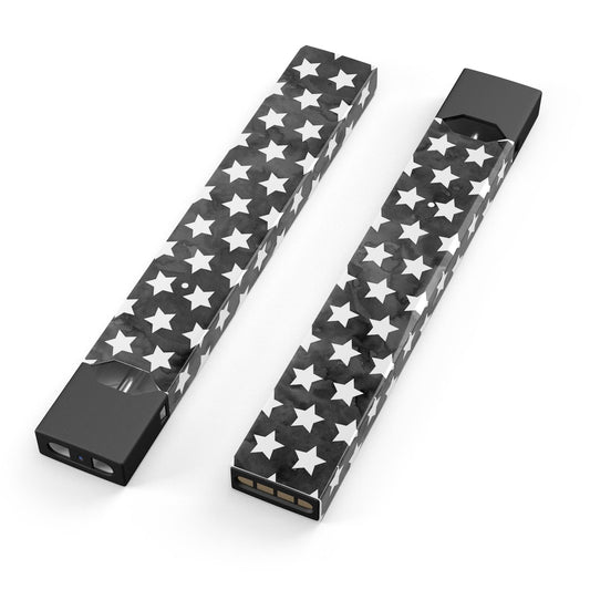 Black and White Watercolor Stars - Premium Decal Protective Skin-Wrap