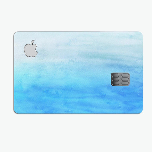 Blotted Blues Absorbed Watercolor Texture - Premium Protective Decal