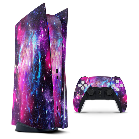 Bright Trippy Space - Full Body Skin Decal Wrap Kit for Sony