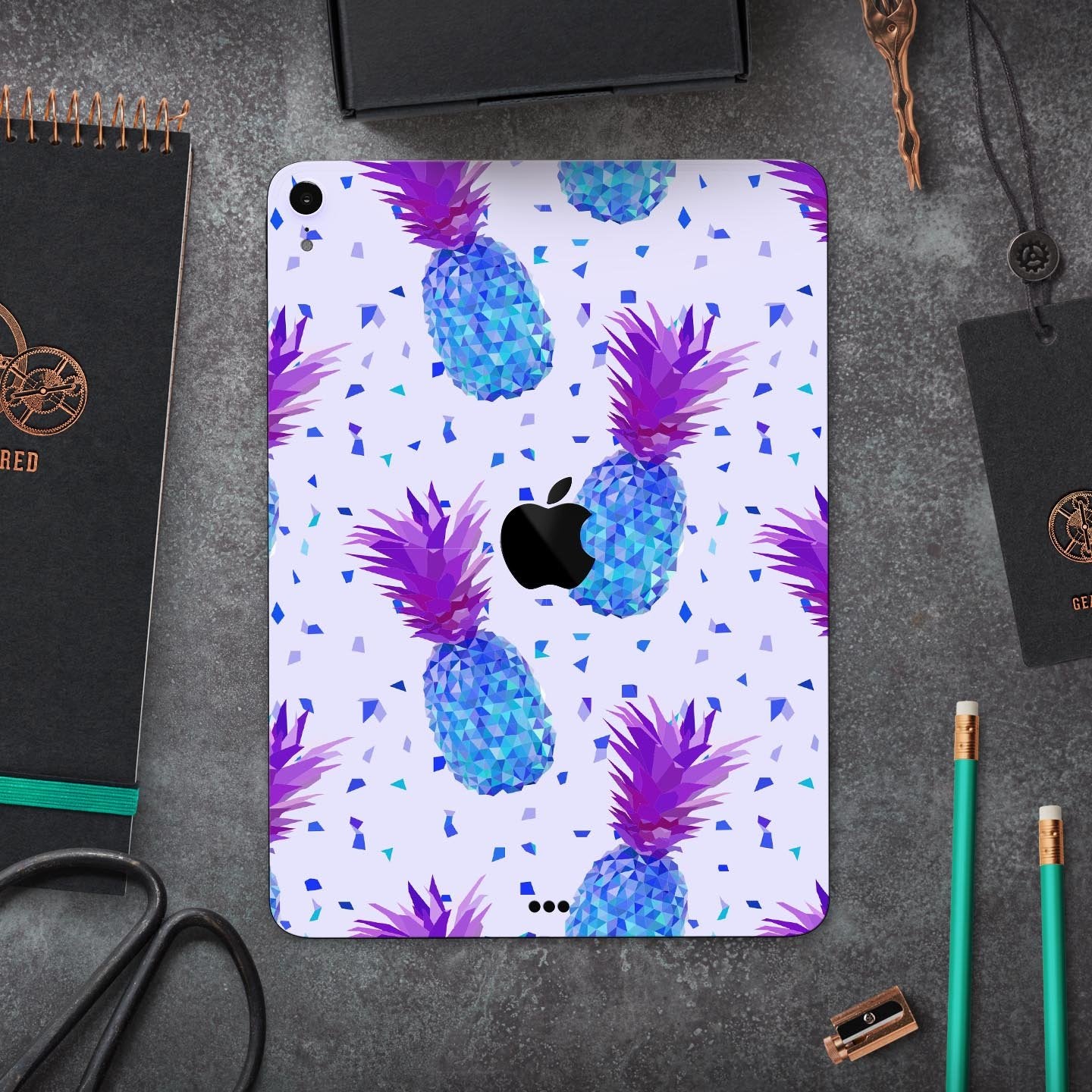 Disco Pineapple - Full Body Skin Decal for the Apple iPad Pro 12.9",