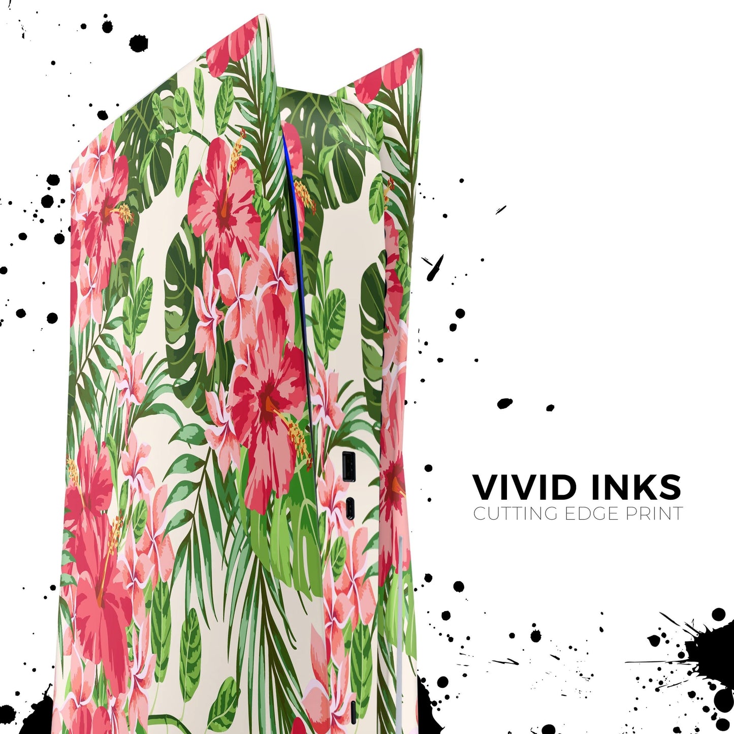 Dreamy Subtle Floral V1 - Full Body Skin Decal Wrap Kit for Sony