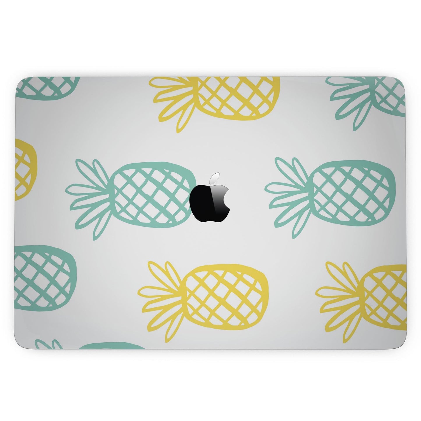 Gold and Mint Pineapple - 13" MacBook Pro without Touch Bar Skin Kit