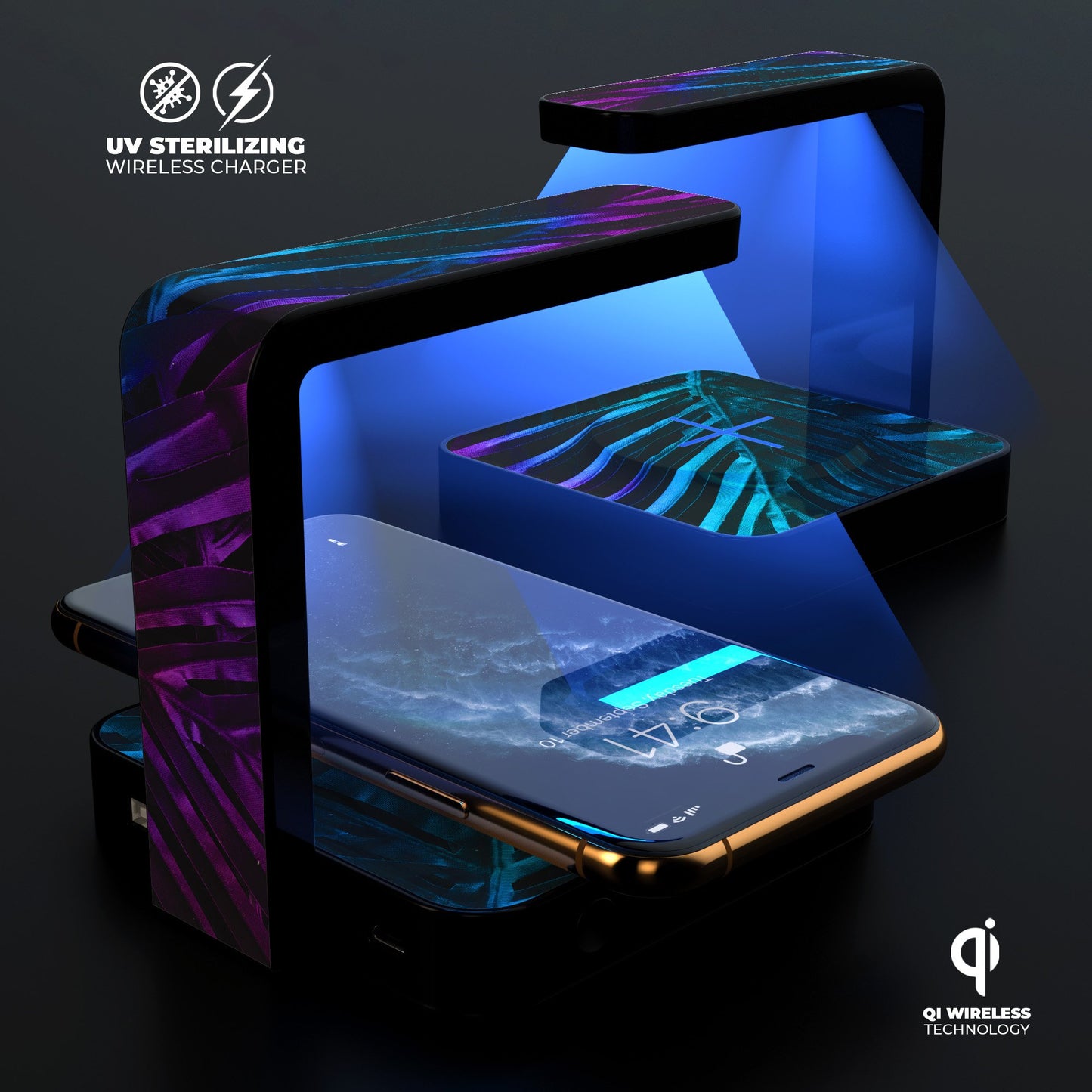 Holographic Tropical UV Germicidal Sanitizing Sterilizing Wireless