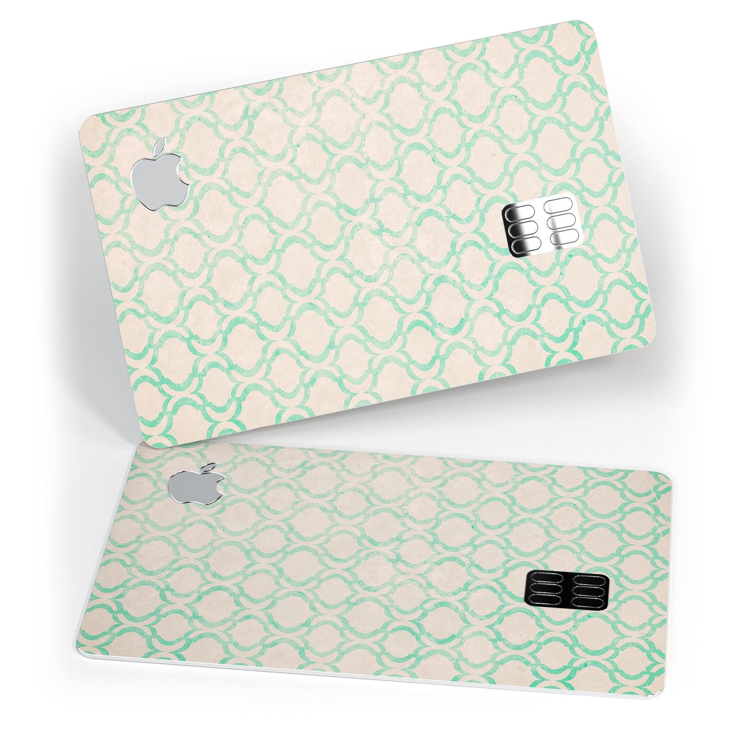 Inverted Teal Oval Pattern - Premium Protective Decal Skin-Kit for the