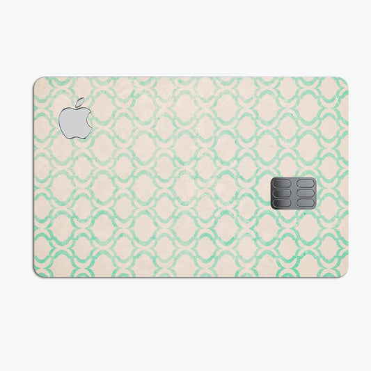 Inverted Teal Oval Pattern - Premium Protective Decal Skin-Kit for the
