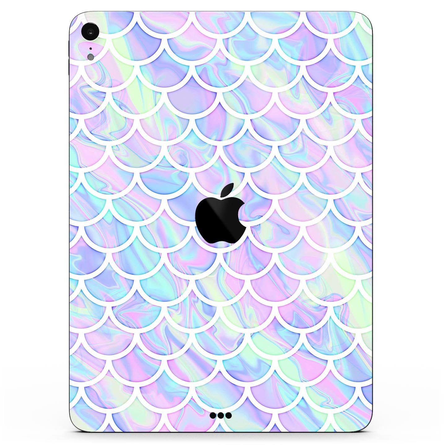 Iridescent Dahlia v8 - Full Body Skin Decal for the Apple iPad Pro