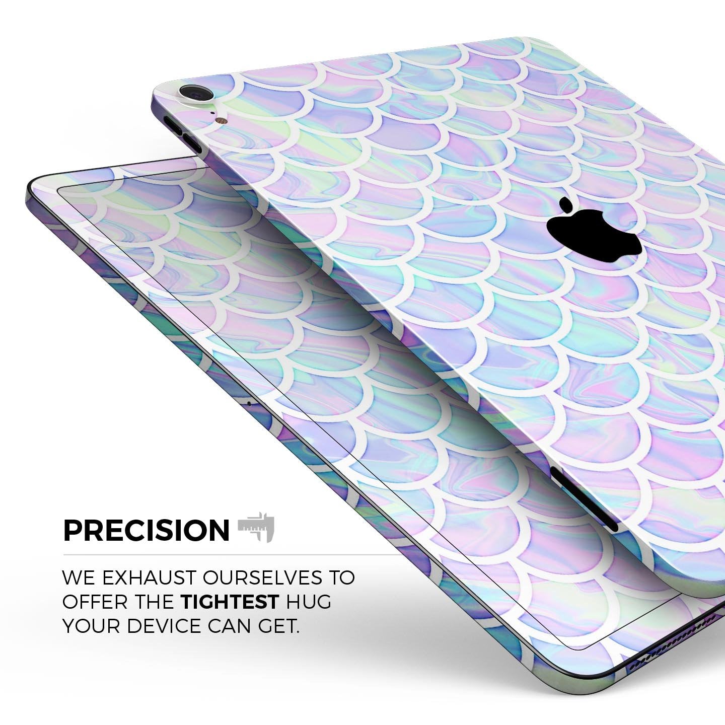Iridescent Dahlia v8 - Full Body Skin Decal for the Apple iPad Pro