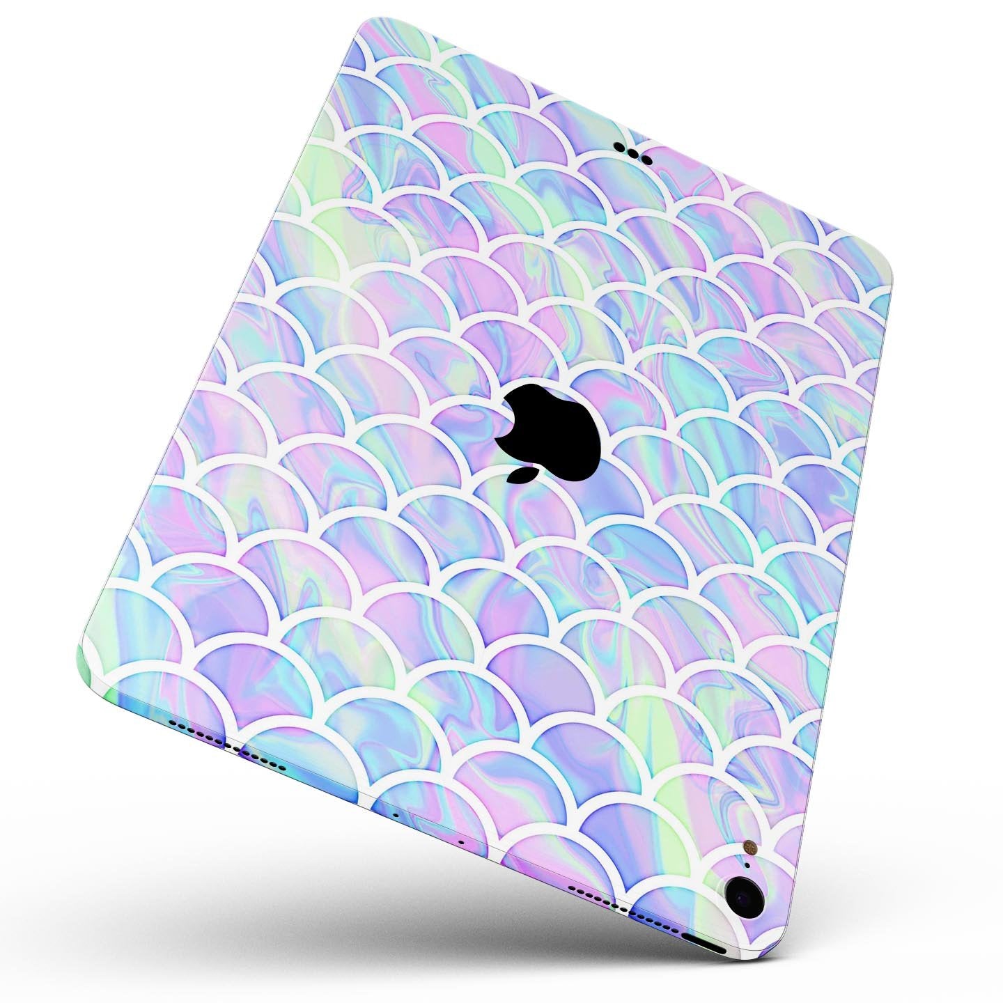 Iridescent Dahlia v8 - Full Body Skin Decal for the Apple iPad Pro
