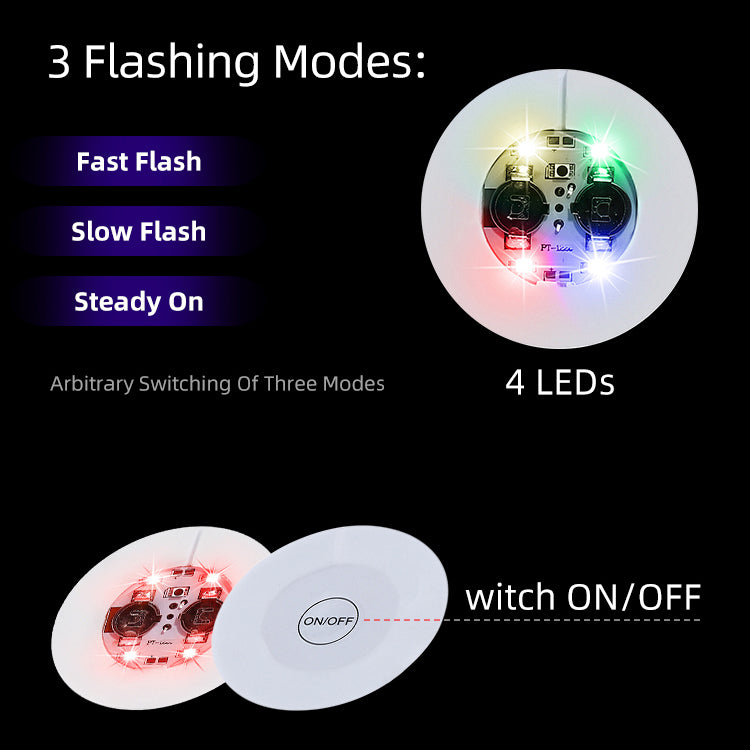 LED Bottle Sticker LED Flashing Bottle Coaster Lights Sticker for Bar