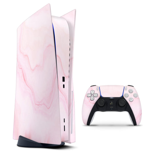 Marble Surface V1 Pink - Full Body Skin Decal Wrap Kit for Sony