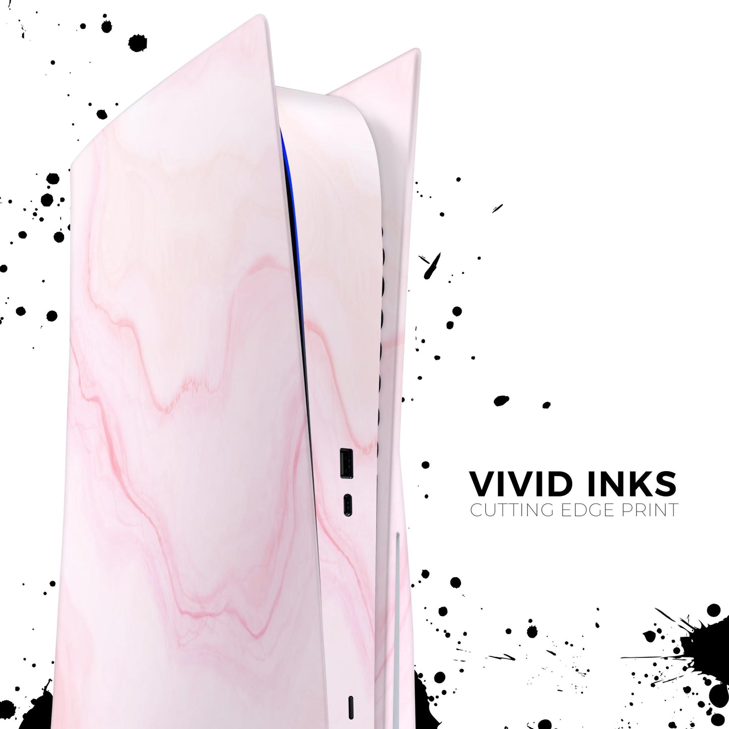 Marble Surface V1 Pink - Full Body Skin Decal Wrap Kit for Sony