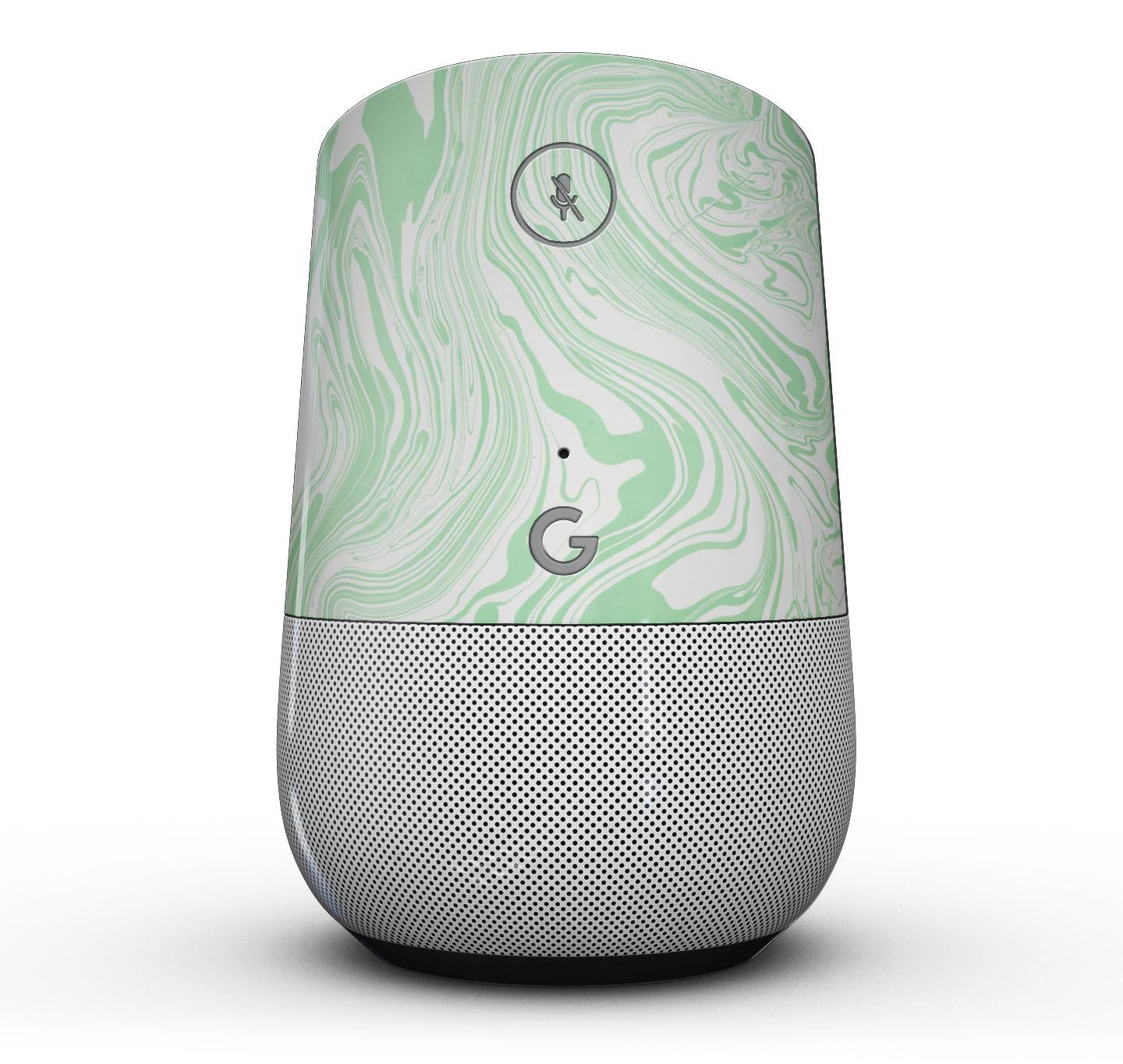 Marbleized Swirling Green - Full-Body Skin Kit for the Google Home