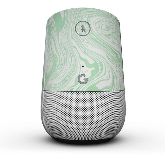 Marbleized Swirling Green - Full-Body Skin Kit for the Google Home
