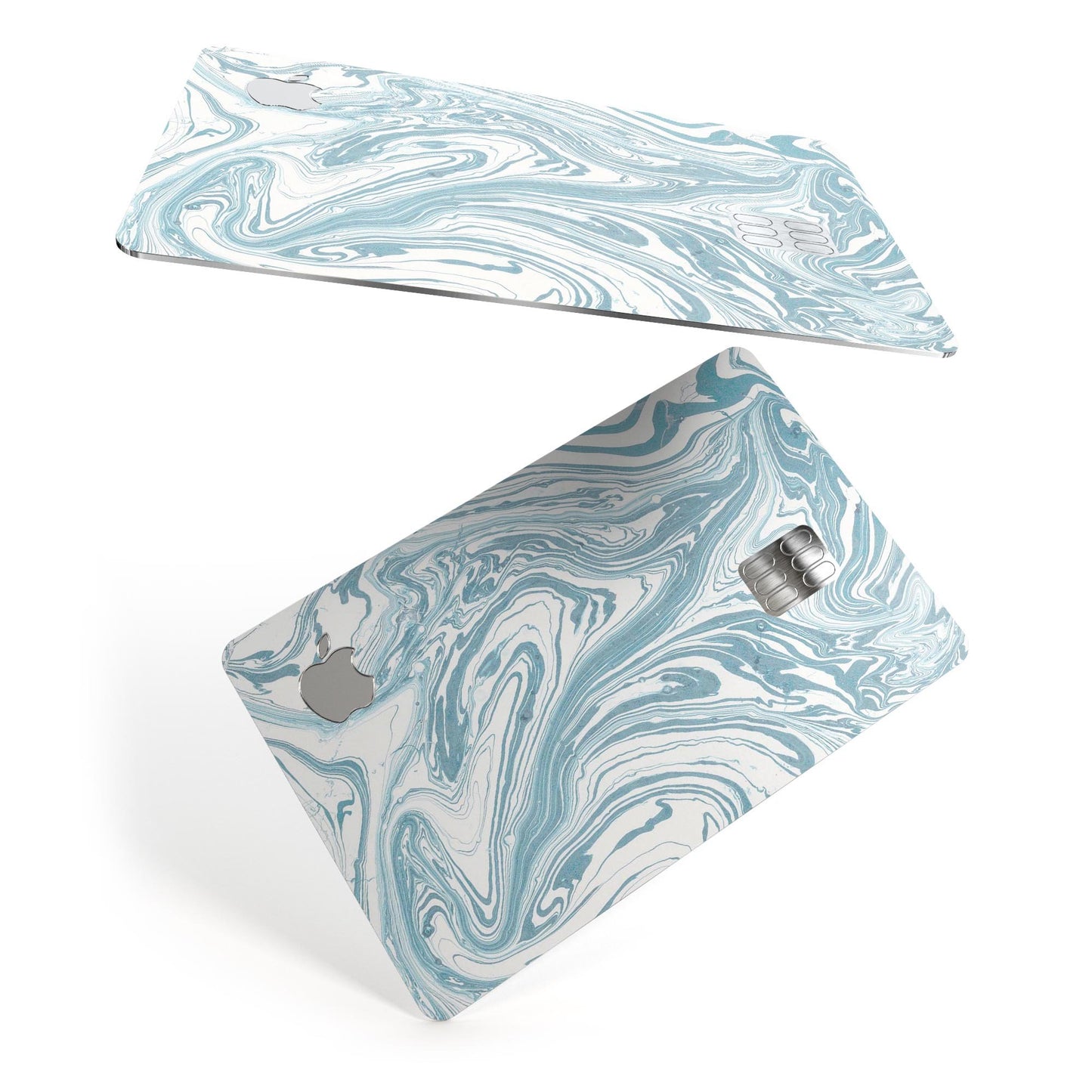 Marbleized Swirling Hard Mint - Premium Protective Decal Skin-Kit for