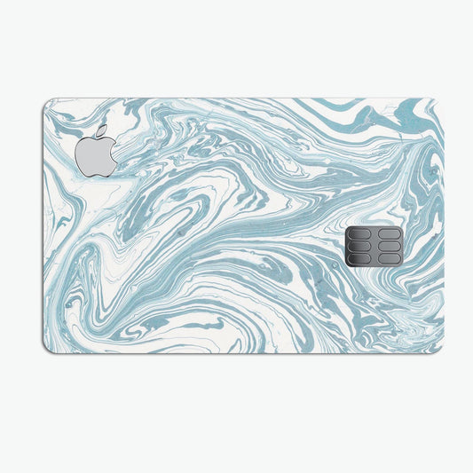 Marbleized Swirling Hard Mint - Premium Protective Decal Skin-Kit for