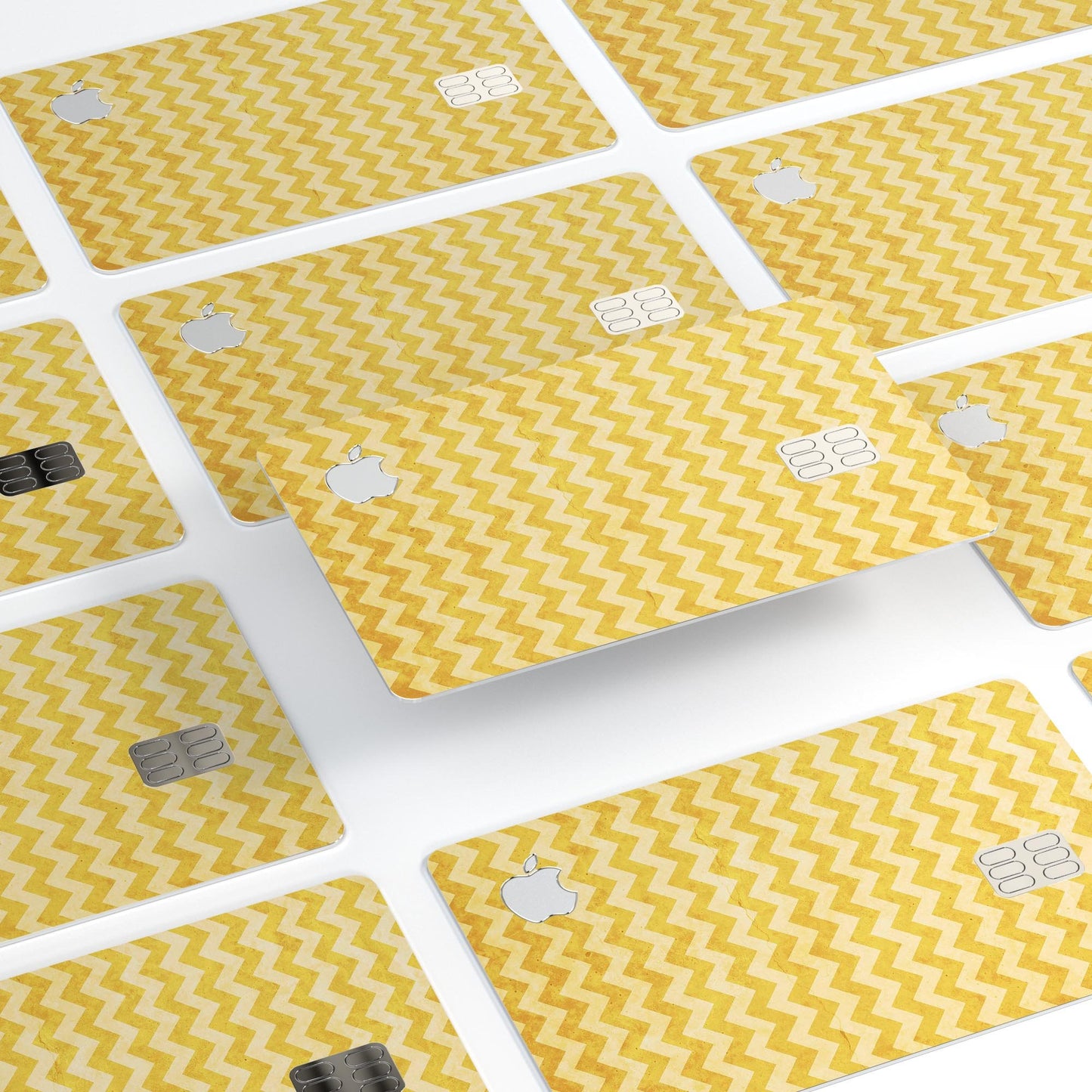 Mustard Yellow Chevron Pattern - Premium Protective Decal Skin-Kit for