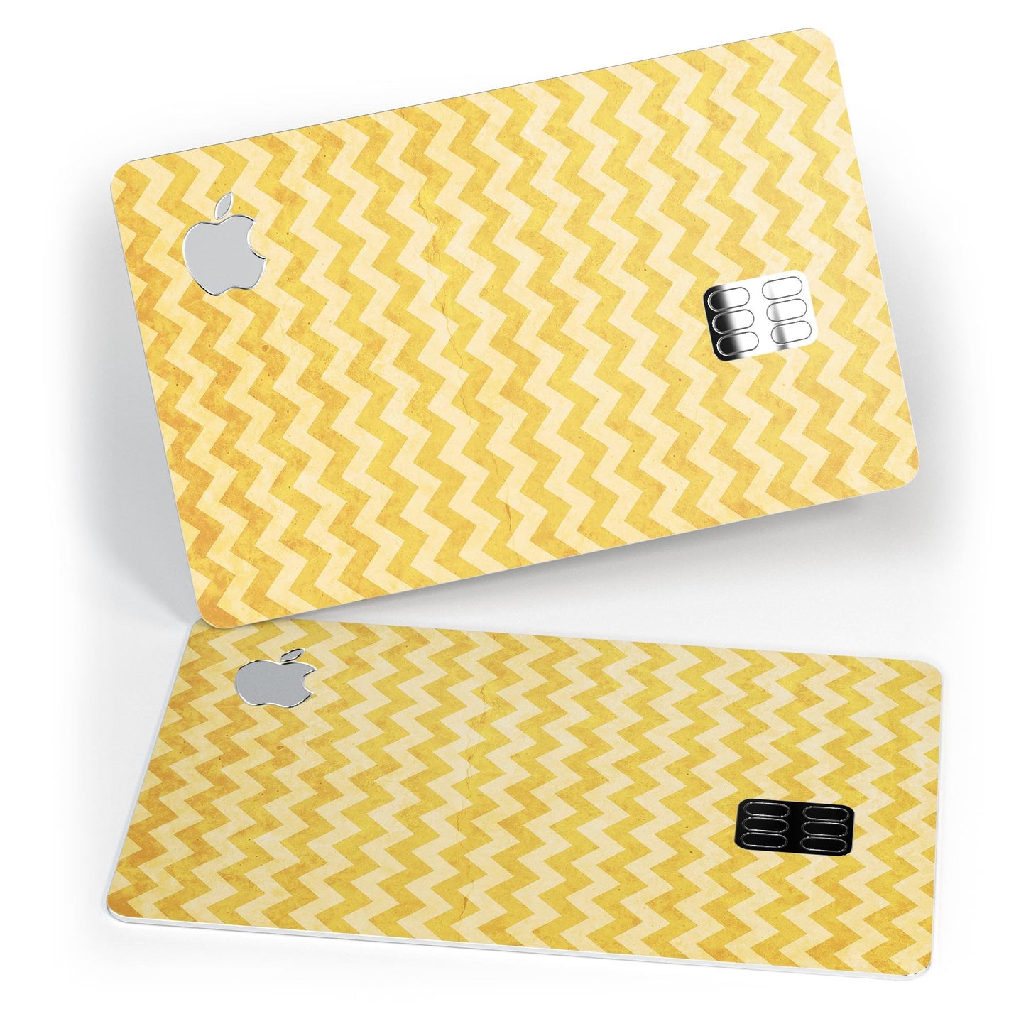 Mustard Yellow Chevron Pattern - Premium Protective Decal Skin-Kit for