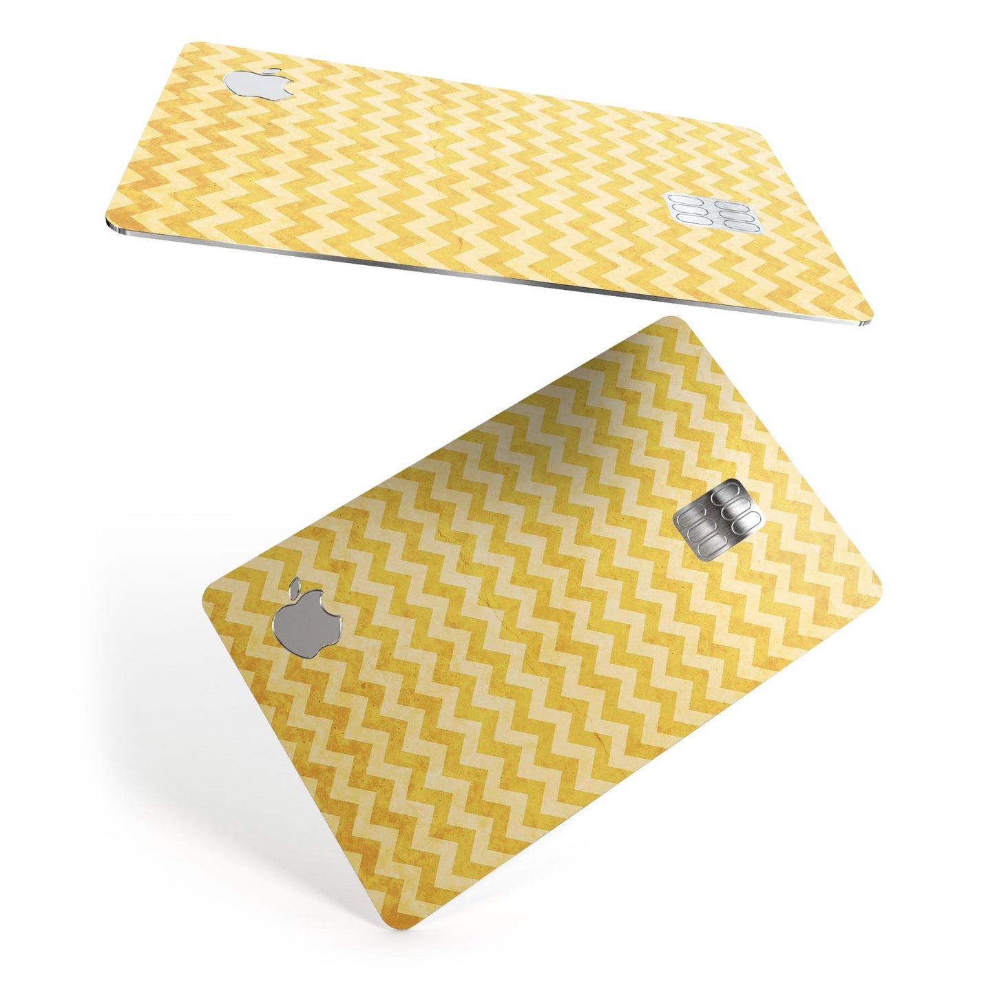 Mustard Yellow Chevron Pattern - Premium Protective Decal Skin-Kit for