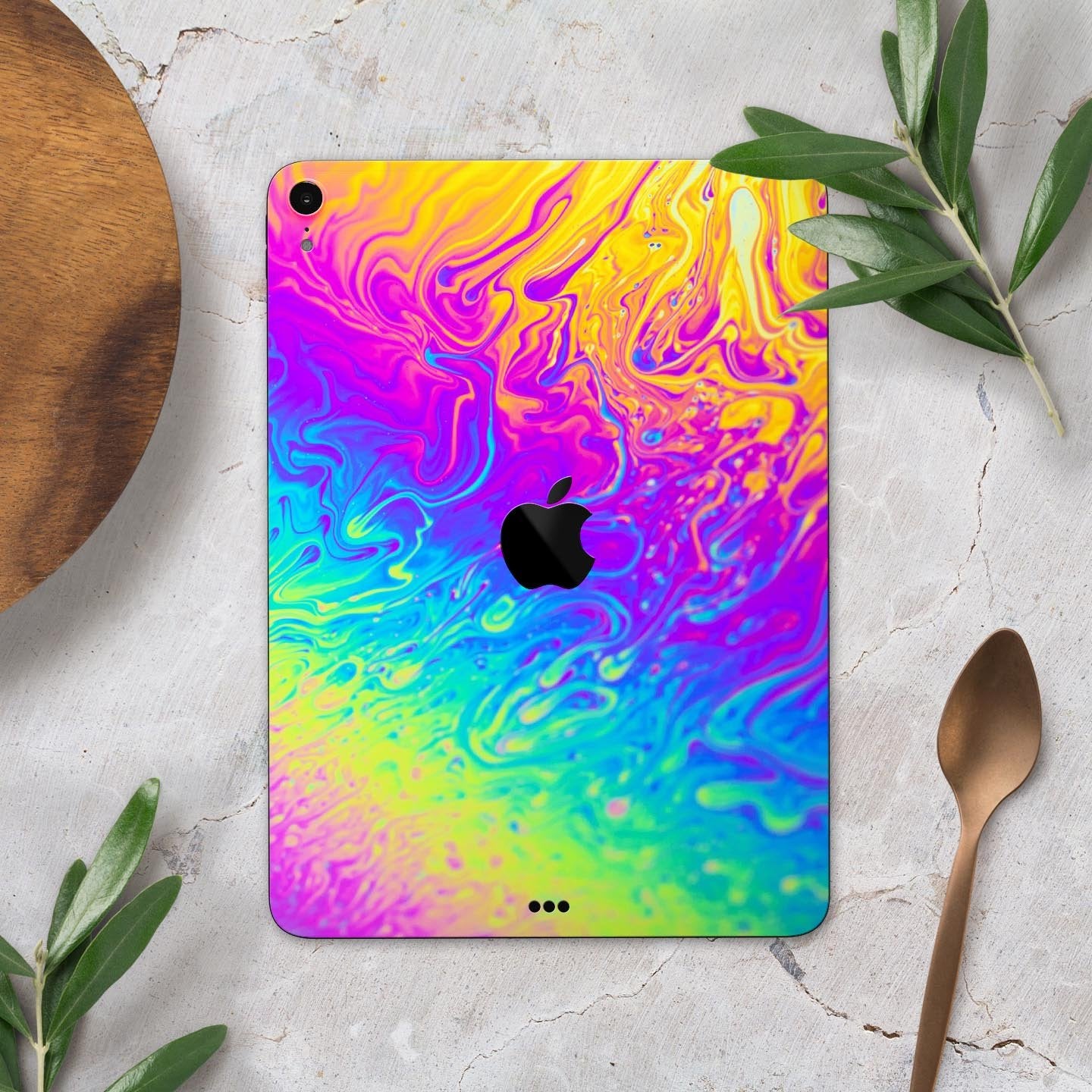 Neon Color Fushion - Full Body Skin Decal for the Apple iPad Pro