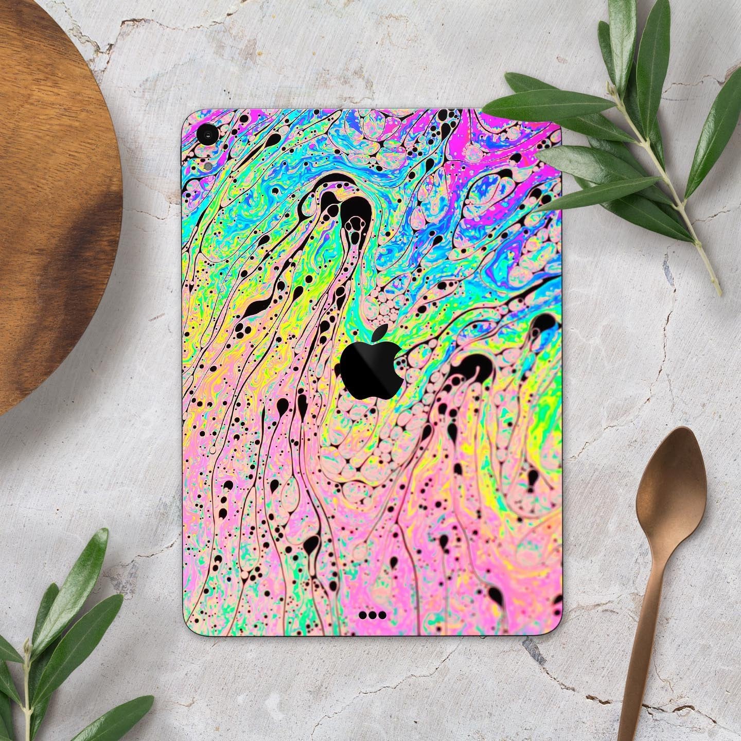 Neon Color Fushion V3 - Full Body Skin Decal for the Apple iPad Pro