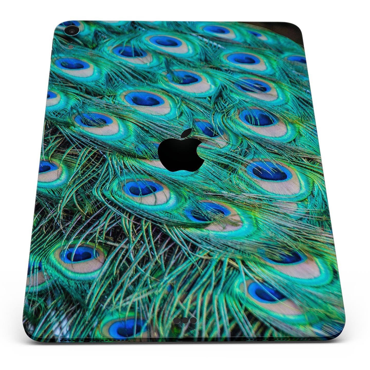 Neon Multiple Peacock - Full Body Skin Decal for the Apple iPad Pro