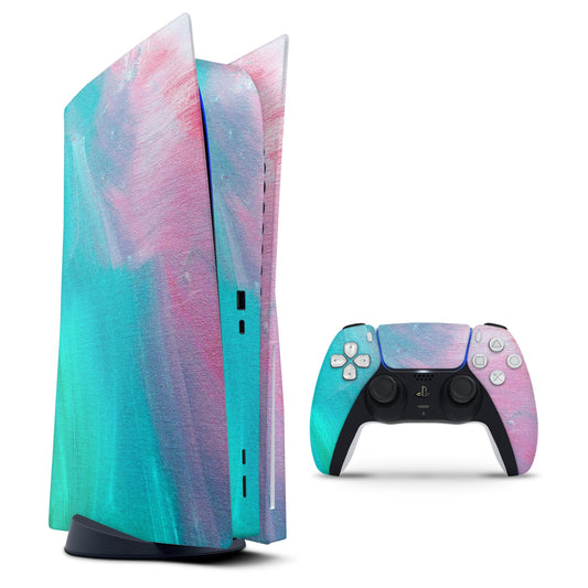 Pastel Marble Surface - Full Body Skin Decal Wrap Kit for Sony