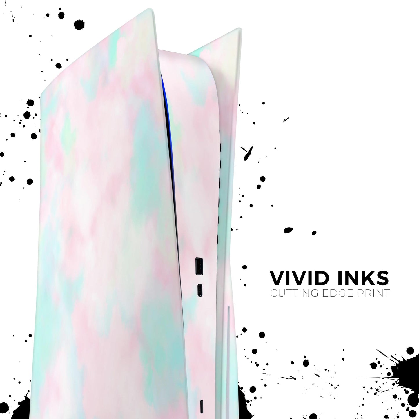 Pretty Pastel Clouds V7 - Full Body Skin Decal Wrap Kit for Sony