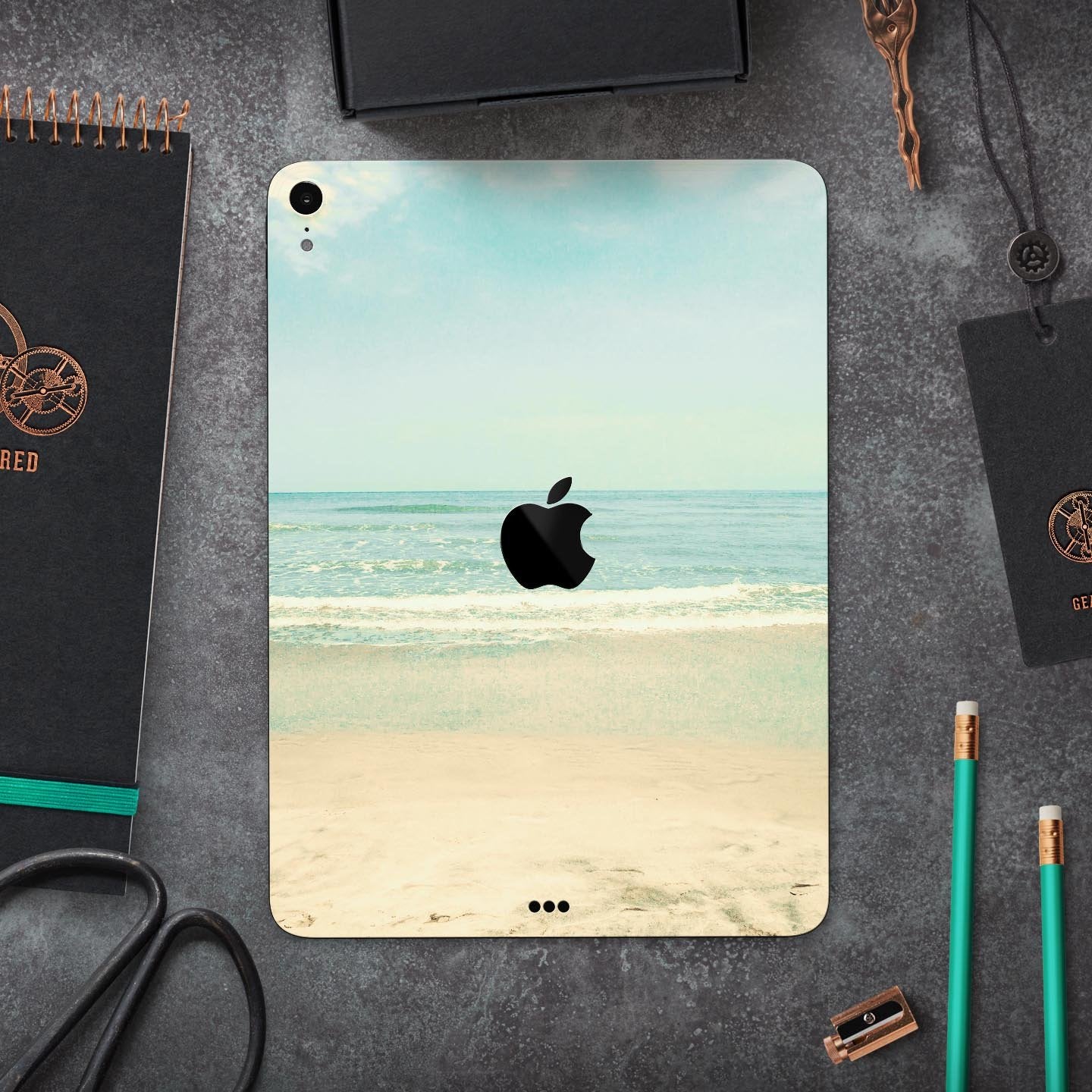 Relaxed Beach - Full Body Skin Decal for the Apple iPad Pro 12.9",