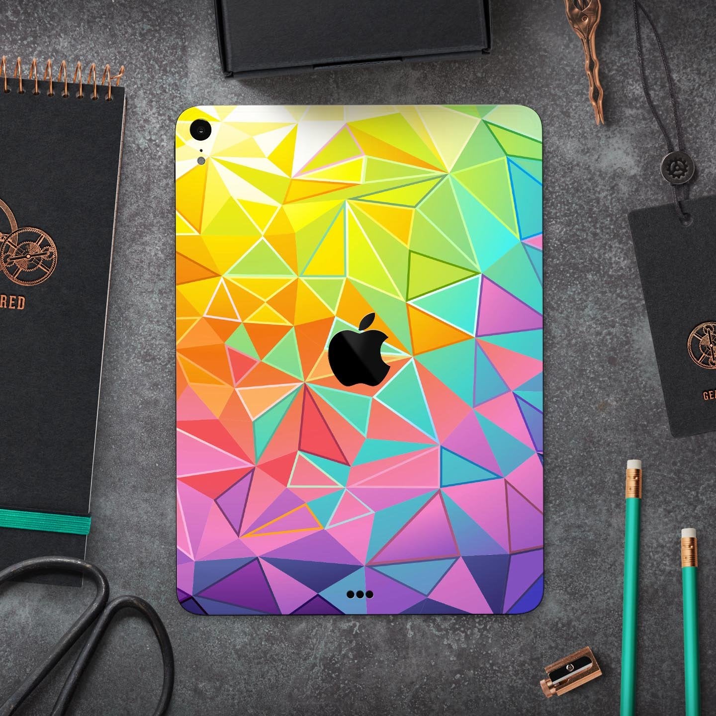 Retro Geometric - Full Body Skin Decal for the Apple iPad Pro 12.9",