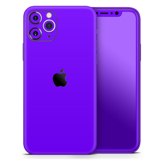 Solid Purple // Skin-Kit compatible with the Apple iPhone 14, 13, 12,