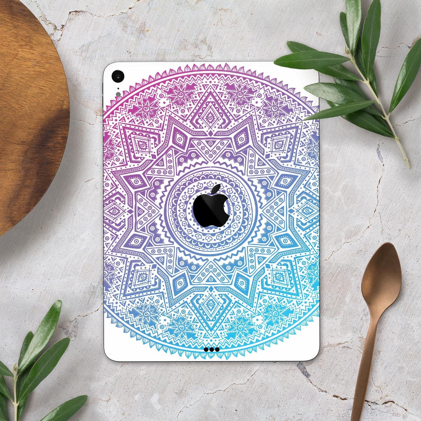 Tribal Ethnic Mandala v5 - Full Body Skin Decal for the Apple iPad Pro