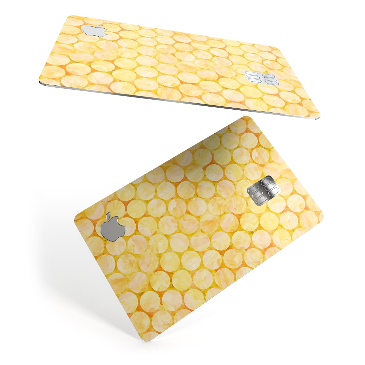 Yellow Sorted Large Watercolor Polka Dots - Premium Protective Decal