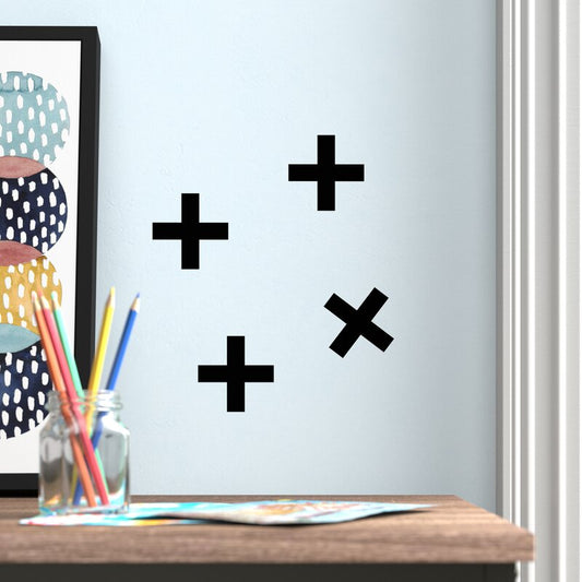 Large Cross Wall Decals - Easy to Apply